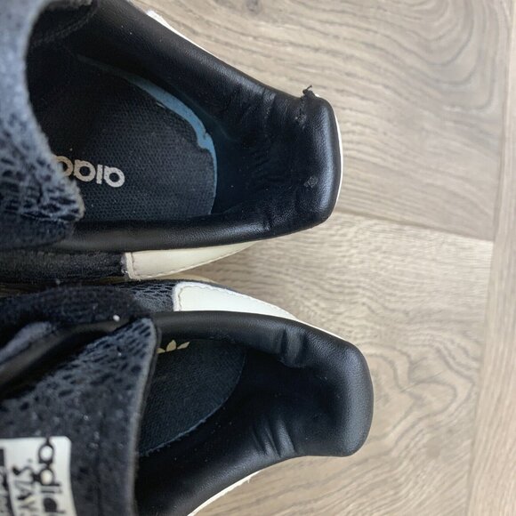 Adidas Stan Smith Womens Size 6.5 Original Black Reptile Snakeskin - Picture 5 of 10